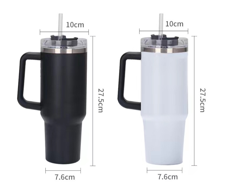 double walled vacuum insulated H1.0 Tumbler  wholesale colorful 40oz multiple colors coffee Quencher tumbler with handle