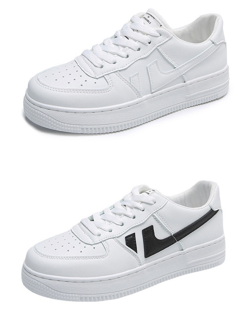 China factory supply pu upper breathable white sneakers skateboarding shoes walking shoe