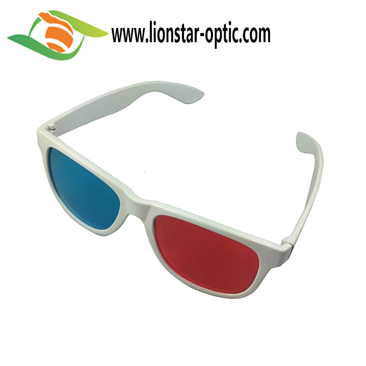 Factory supply promotion Gift Plastic Frame Full HD Red Cyan/blue 3D glasses custom logo color printing movie Glasses