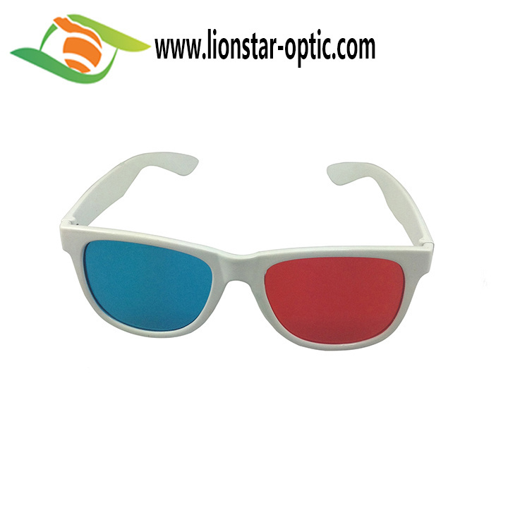 Factory supply promotion Gift Plastic Frame Full HD Red Cyan/blue 3D glasses custom logo color printing movie Glasses