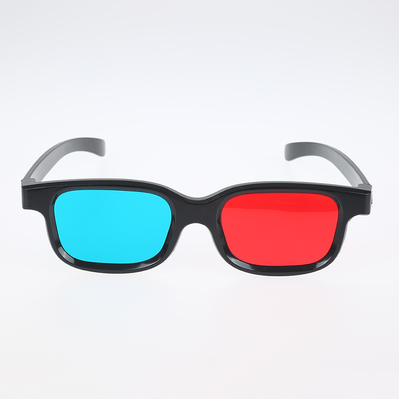 Factory supply promotion Gift Plastic Frame Full HD Red Cyan/blue 3D glasses custom logo color printing movie Glasses