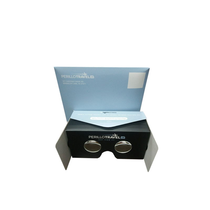 2024 Promotional Items with Logo Custom Virtual Reality Box 3D Cardboard VR Glasses VR Headset for Smartphone Android And IOS