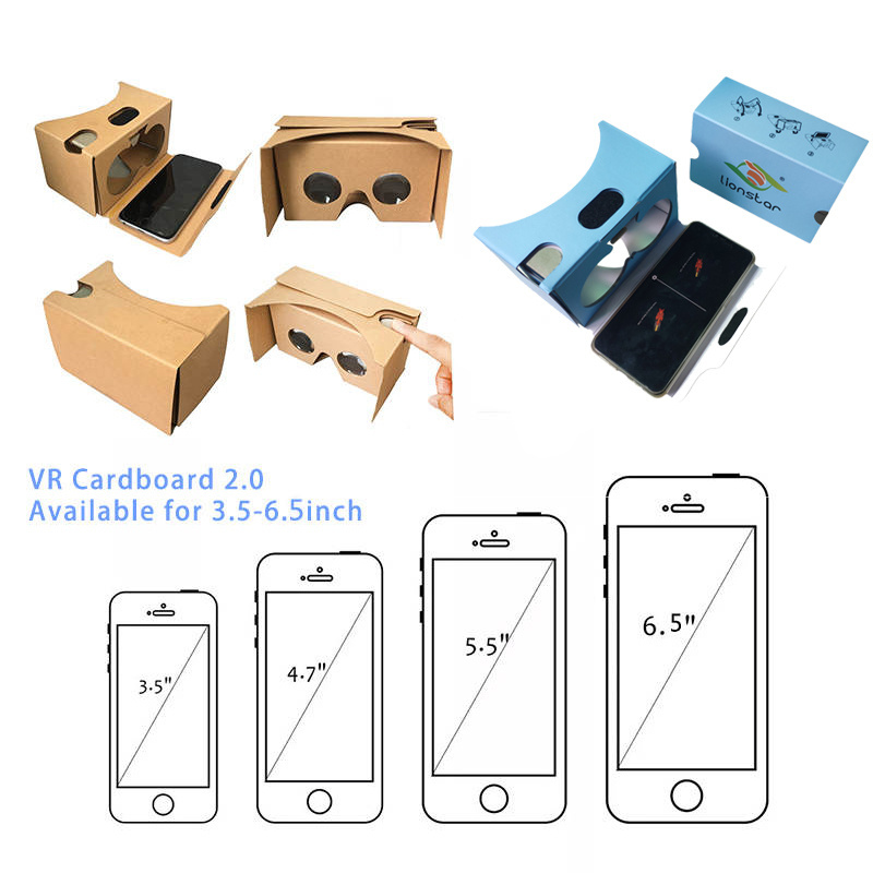 DIY Promotion Virtual Reality 3D VR Cardboard Glasses