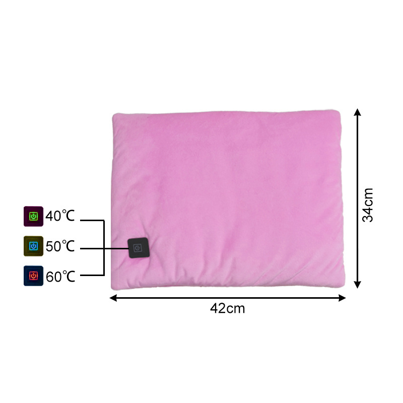 Super Soft Fabric Durable Graphene Heating Pad Winter Hand Warmer Office Heating Cushion