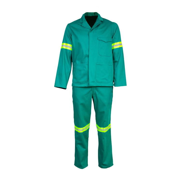 Wholes Poly Cotton Industrial Coal Mining Construction Reflective Safety Conti Work Suit For Men