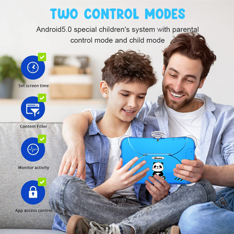 Wholesale custom 7 inch sim card learning educational tablet for kids