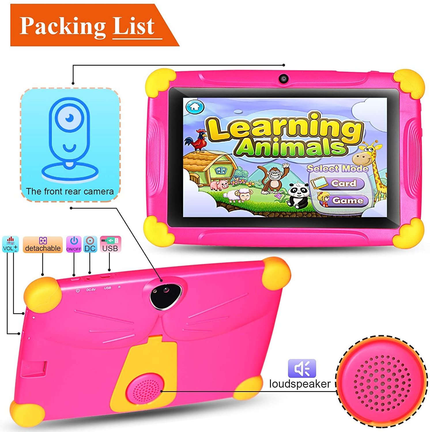 Wintouch cheap kids learning tab k77 kid educational learning 7 inch android kids tablet