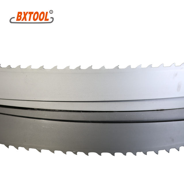 carbide tipped band saw blade for cutting high temperature alloy and graphite