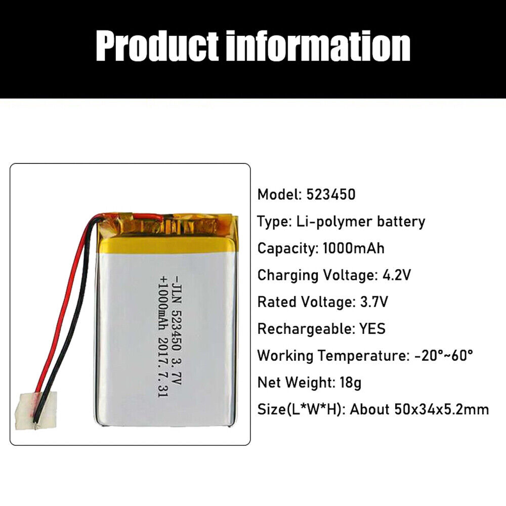 OEM ODM Rechargeable LiPo 12V Charger Cell 10000mah 20000mah 5V 3.7V Lithium Ion Polymer Battery