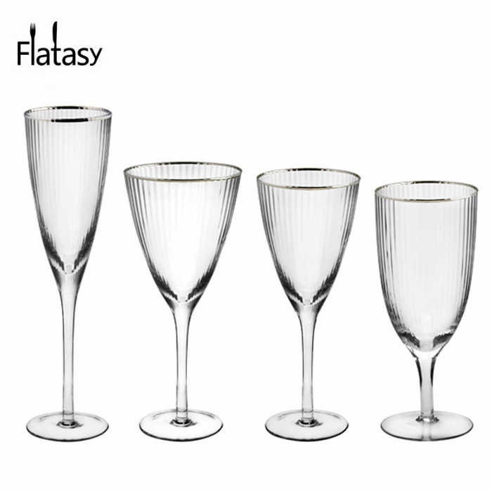 Wholesale crystal glasses set for table wedding event