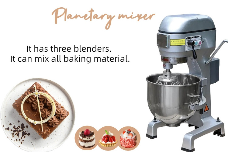 Commercial multifunction 20 liter cake mixer machine 5kg flour hobart planetary dough mixer