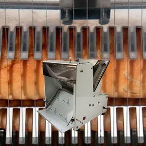 Commercial automatic bread slicer electric homemade bread loaf bagels slicer machine for bakery