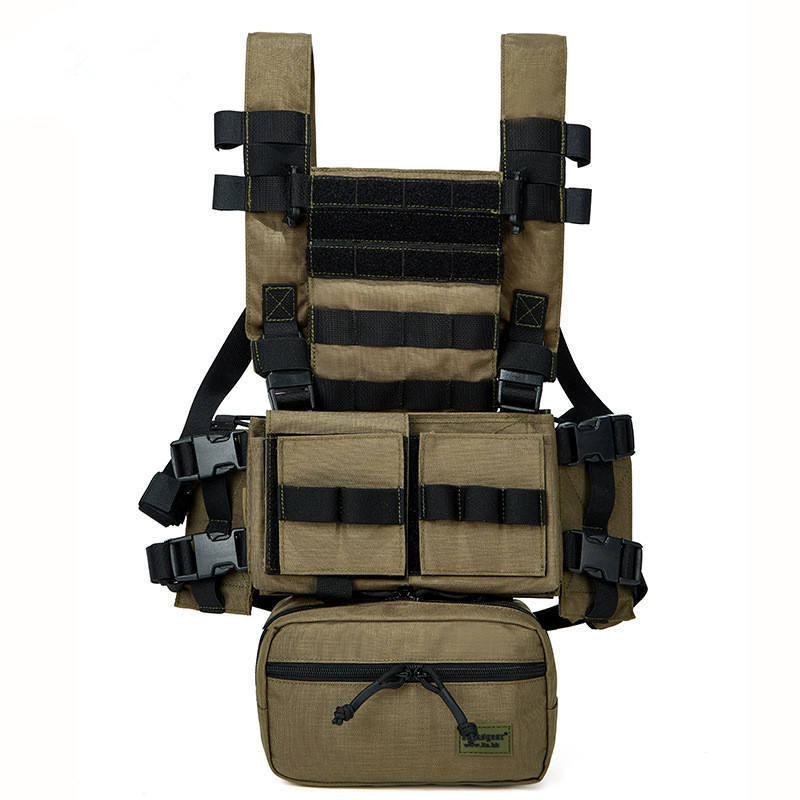 Customized High Quality 1000D Oxford Cloth Panel Carrier Tactical Vest Multi-Pocket Tactical Vest