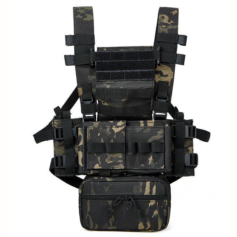 Customized High Quality 1000D Oxford Cloth Panel Carrier Tactical Vest Multi-Pocket Tactical Vest