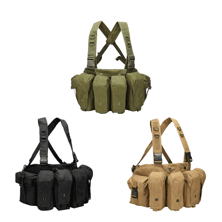 Customized outdoor waterproof 600D Tactical Offload Molle Chest Rig Tactical Vest