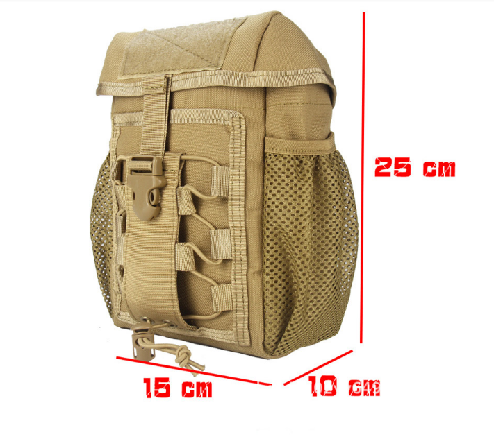 600D  Multi-Purpose Tactical Waist Bag Heavy-Duty Water Resistant MOLLE Outdoor Bicycle Pack