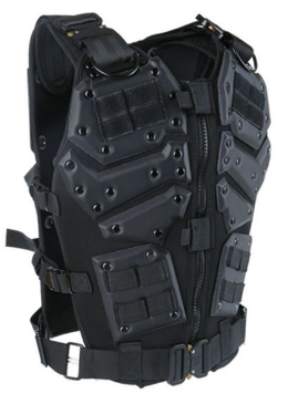 Adjustable Protective Equipment Weight Molle Combat Gilet Noir Harness Plate Carrier Tactical Vest