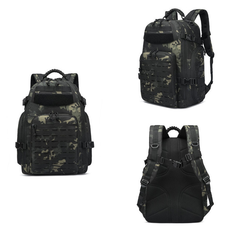 Fashion Laser Cut Molle  Backpack Bag Tactical Camo Backpack For Outdoor Travel Hiking Camping