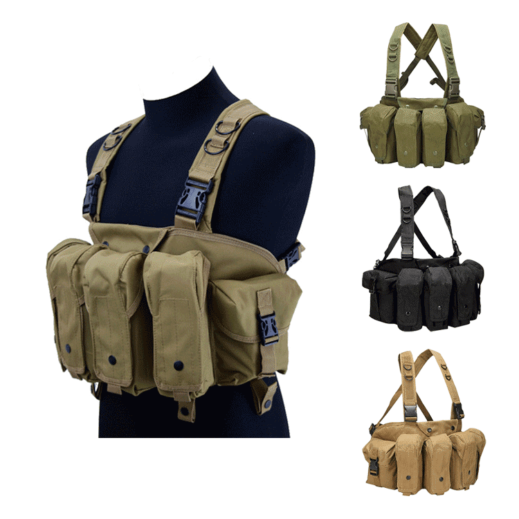 Customized outdoor waterproof 600D Tactical Offload Molle Chest Rig Tactical Vest