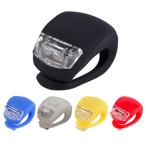 Promotional Mini Silicone Bike Rear Light Led Front And Back Mountain Portable Bike light