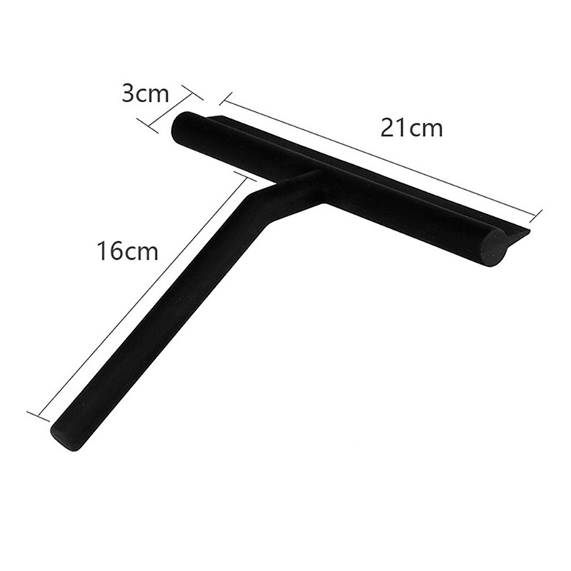 Factory Custom Window Squeegee Glass Cleaning Mirror Wiper Squeegee Silicone Blade Shower Squeegee