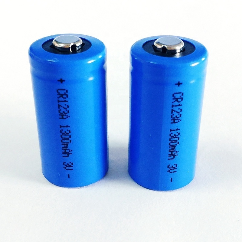 Replace fanso 3v cr123a lithium batteries 3v 1300mAh 1500mAh cr16340 cr17335 cr123a lithium battery with tabs