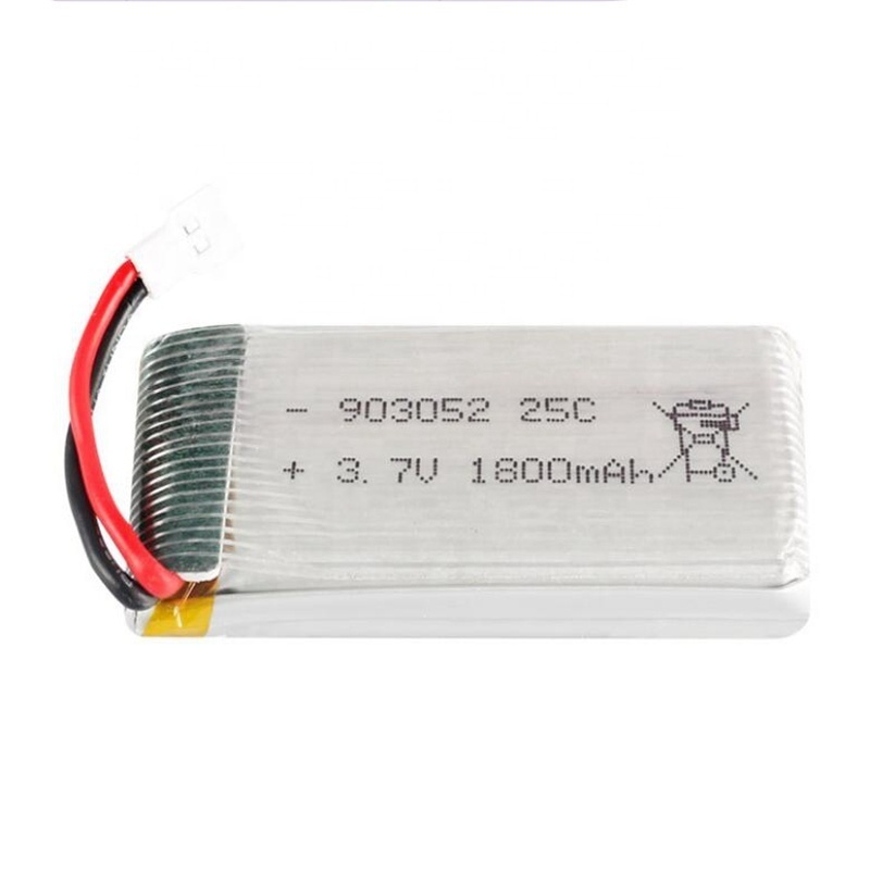 3.7 volt lipo battery 1800ma 903052 drone battery 3.7v 1800mah 25c for drone KY601S SYMA X5SW X5 M18 H5P