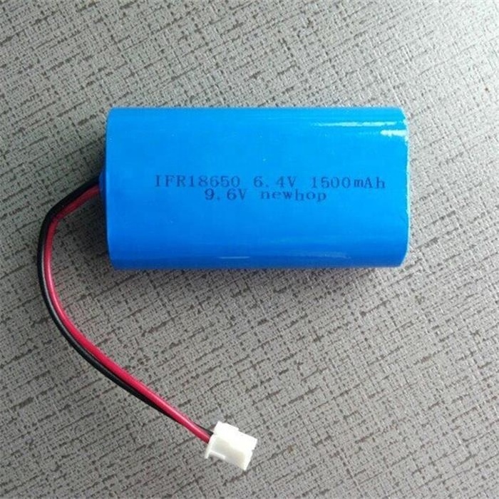 6.4 volt 2S LFP 18650 32700 32800 26650 26700 26500 6.4v 1400mah 2800mah lifepo4 battery pack for solar light