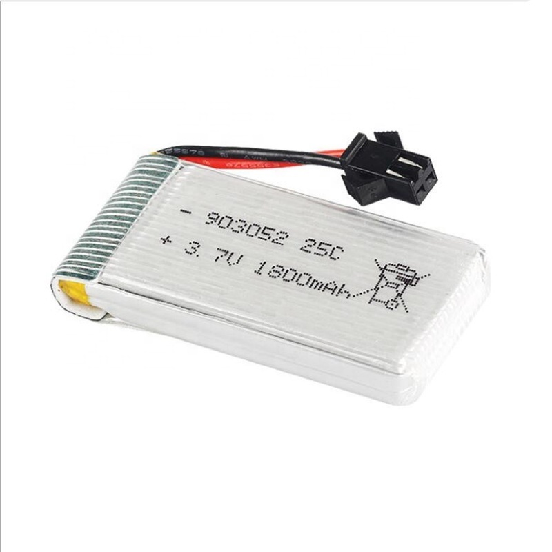 3.7 volt lipo battery 1800ma 903052 drone battery 3.7v 1800mah 25c for drone KY601S SYMA X5SW X5 M18 H5P