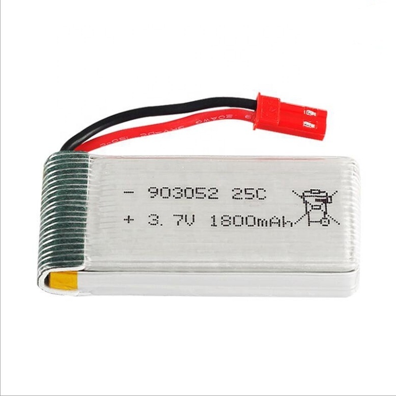 3.7 volt lipo battery 1800ma 903052 drone battery 3.7v 1800mah 25c for drone KY601S SYMA X5SW X5 M18 H5P