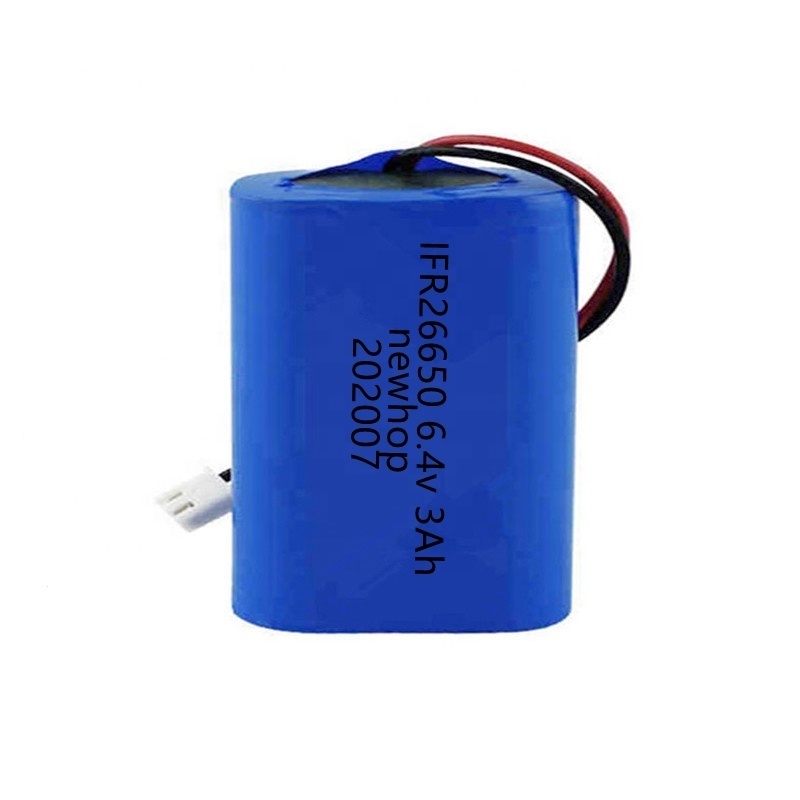 6.4 volt 2S LFP 18650 32700 32800 26650 26700 26500 6.4v 1400mah 2800mah lifepo4 battery pack for solar light