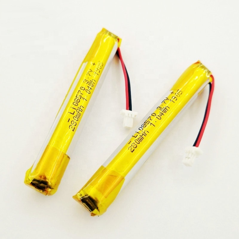 Rechargeable li-ion 3.7v 10c lipo battery 280mah 300mah 08570 08600 electronic pen batteries