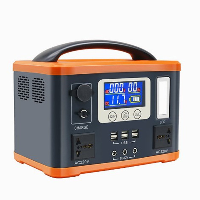 Processing customized portable outdoor solar mobile energy storage power supply 500W lithium battery for fire trucks