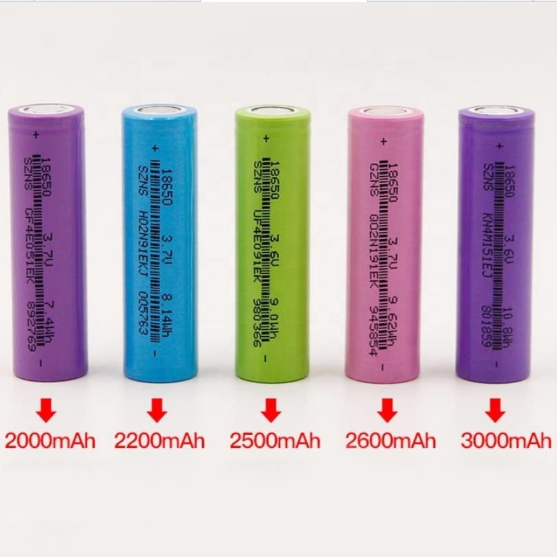 Rechargeable First top CJ 3.7v li-ion battery fst 18650 2000mah 2200mah 2600mah 2500mah 1800mah 3000mah 3200mah