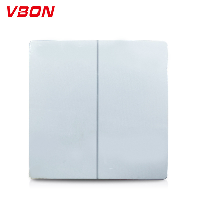 European Standard Wall Switch And Socket Russia Home Application 2 Gang 1 Way Wall Switch 10a Light Switch