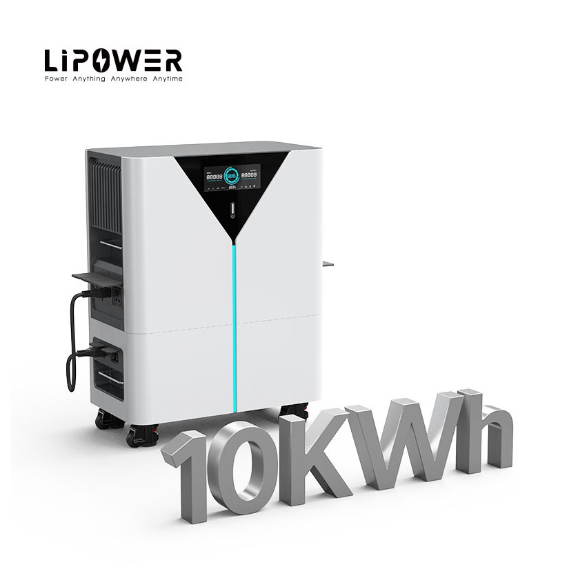 LIPOWER 48V 5Kwh lifepo4 Lithium Battery 100Ah Akku Solar UPS Backup Generator Energy System Home