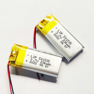 200mah lithium battery 501535 601535 601535 250mah 300mah lipo battery 3.7v rechargeable lithium ion batteries for Scanner pen