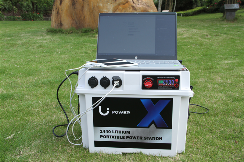 Lipower Trolling Motor Smart camping Battery Box Power Center with USB and DC Ports