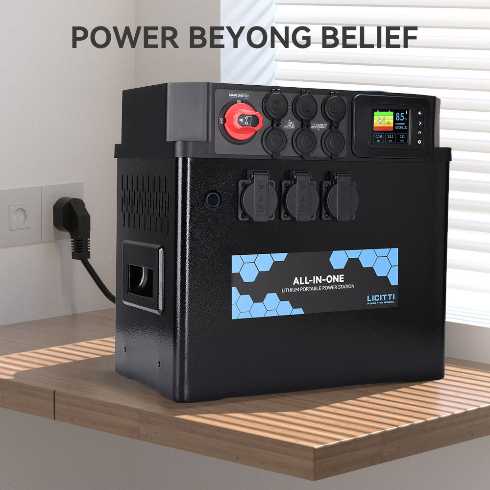 Price Dc 220V Bluetty Solar Generator Power Station Stackable Cyber Box 3000 Lifepo Cb 300 Powerstation Fur Deutschland