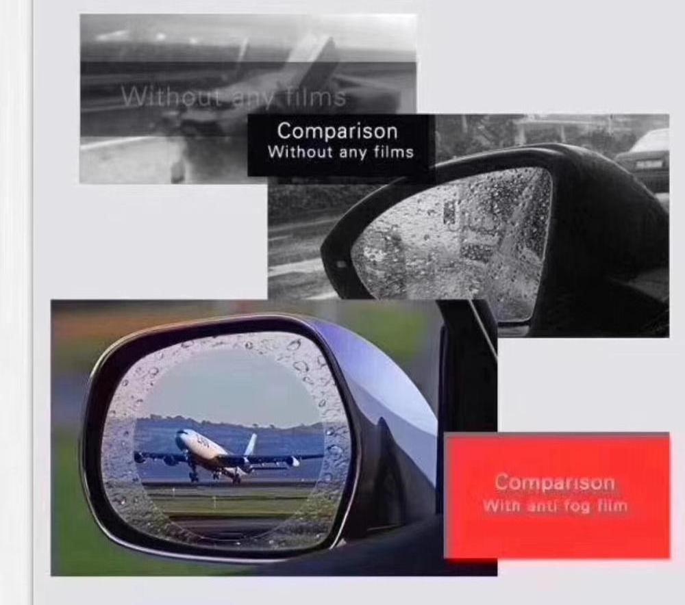 New Products 2023 Waterproof Anti - fog Anti - stains Car Mirror Film Made of Tempered Glass