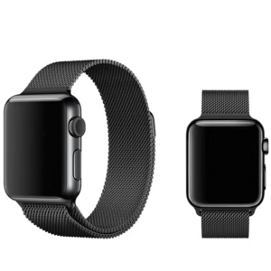 Stainless Steel Magnetic Mesh Milanese Loop Watch Bands For Apple Watch Strap