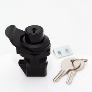 rv cabinet drawer lock latch black