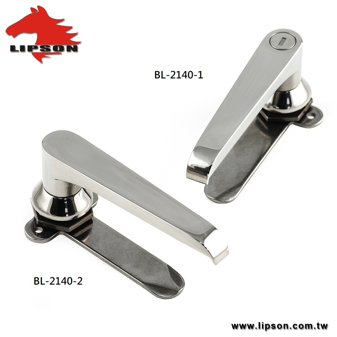 BL-2140-2 Keyless Stainless L Lever Swing Handle Electrical Panel Cabinet Door Quarter Turn Industrial Hardware Cam Lock Latch