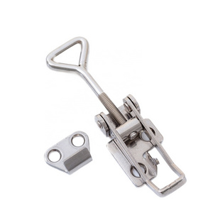 TS-270-SUS Machine Case Buckle Cabinet Toggle Hardware Metal Steel Door Tension Hasp Stainless Eccentric Adjustable Draw Latch