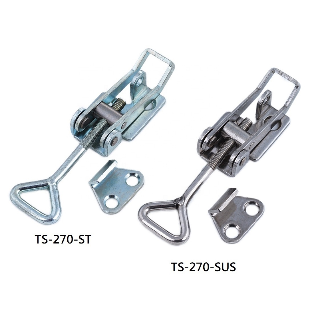 TS-270-SUS Machine Case Buckle Cabinet Toggle Hardware Metal Steel Door Tension Hasp Stainless Eccentric Adjustable Draw Latch