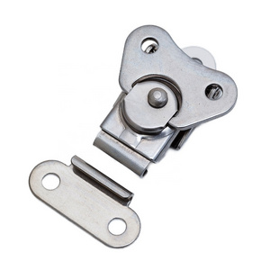 TS-153-SUS Stainless Steel Spring Loaded Recessed Crate Flight case Hardware Accessories Butterfly Latch