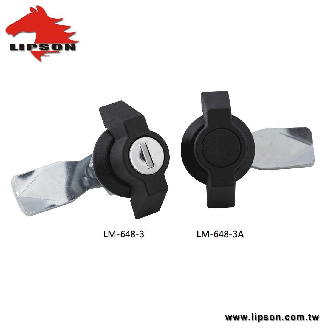 LM-648-3 Electrical Door Industrial Cabinet T Handle Locking Quarter Turn Latch Cam Wing Knob Southco E5 Panel Lock