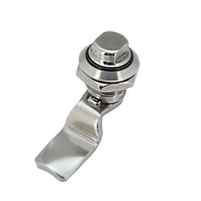 LM-705-27 Stainless Cam Cylinder Tubular Pin Brass Quarter Turn Latch Metal Cabinet Key Lock Cam Latch