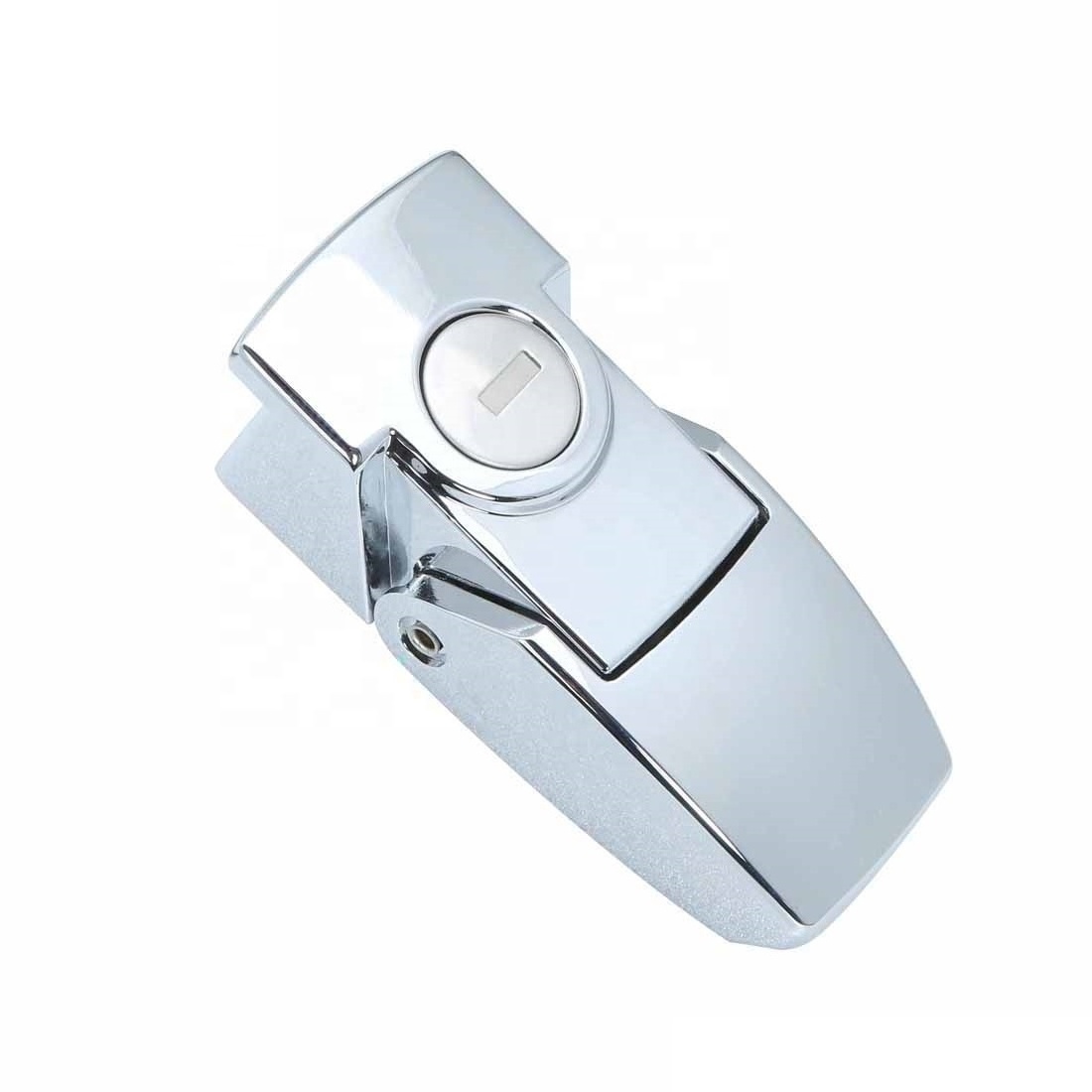 DKS-1 Zinc Alloy Bright Chrome Plated Over Center Cabinet Hasp Latch