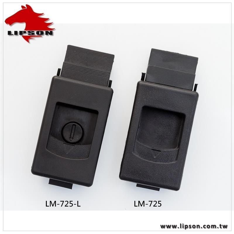 LM-725 Door Draw Locking Snap In Lock Electrical Panel Tool Box Toggle Latch Push to Close Flush Pull Plastic Slide Slam Latch